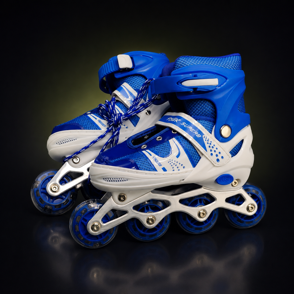 Power Superb Adjustable Quad Roller Skates
