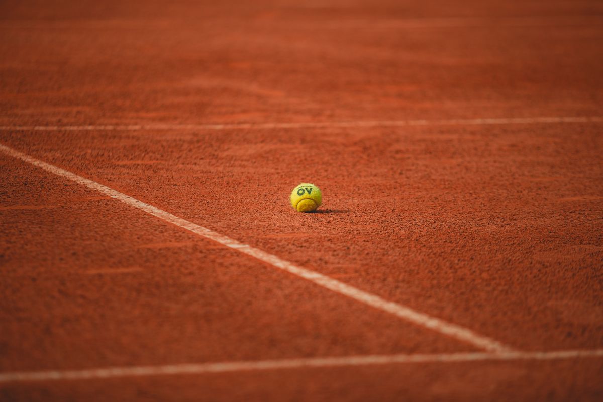Yellow tennis ball